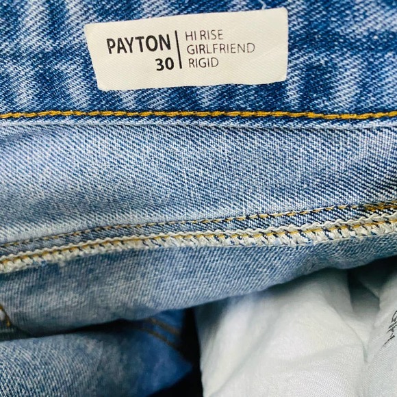 Buffalo David Bitton Payton High-Rise Rigid Girlfriend Jeans Tie Dye Heart 30 - Picture 8 of 11